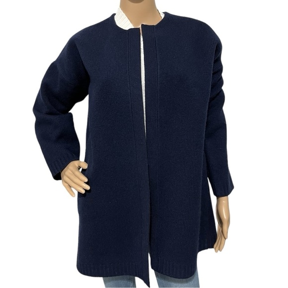 J. Crew Collection Elegant Lambs Wool Mid Coat Size S - Picture 1 of 12
